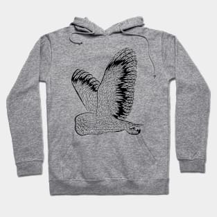 Black Owl Hoodie